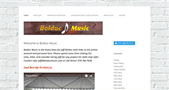 Desktop Screenshot of bolducmusic.com