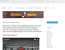 Tablet Screenshot of bolducmusic.com